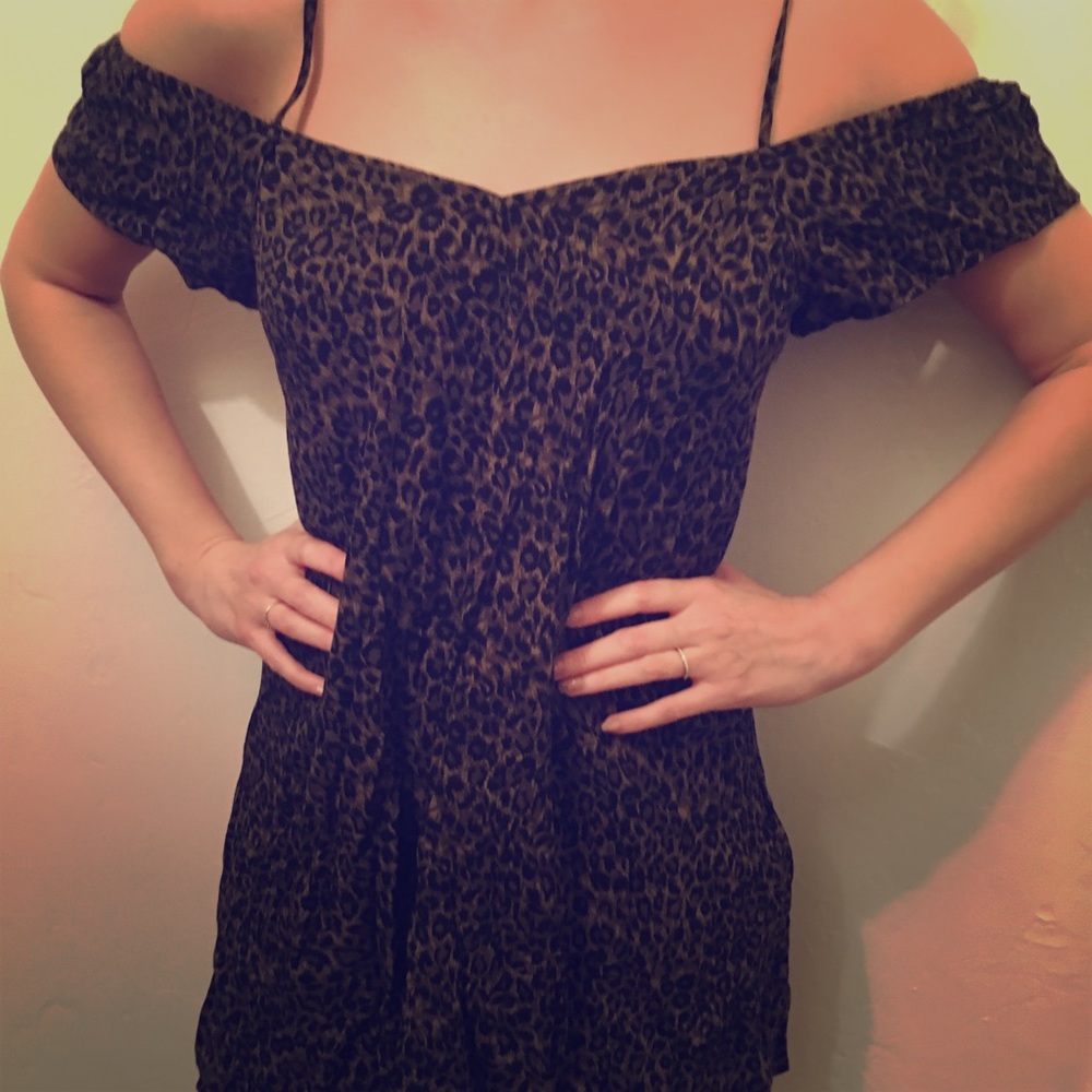 Forever 21 leopard print dress